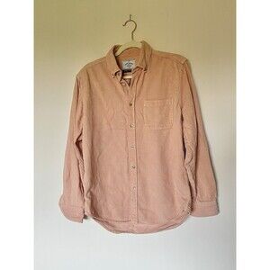 Portuguese Knowledge Flannel Bottom-Up  Shirt, M Size | Old Rose